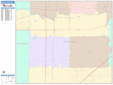 West Allis Digital Map Color Cast Style